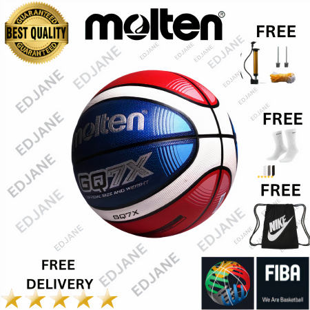 Molten GQ7X Basketball Set with Freebies, Size 7