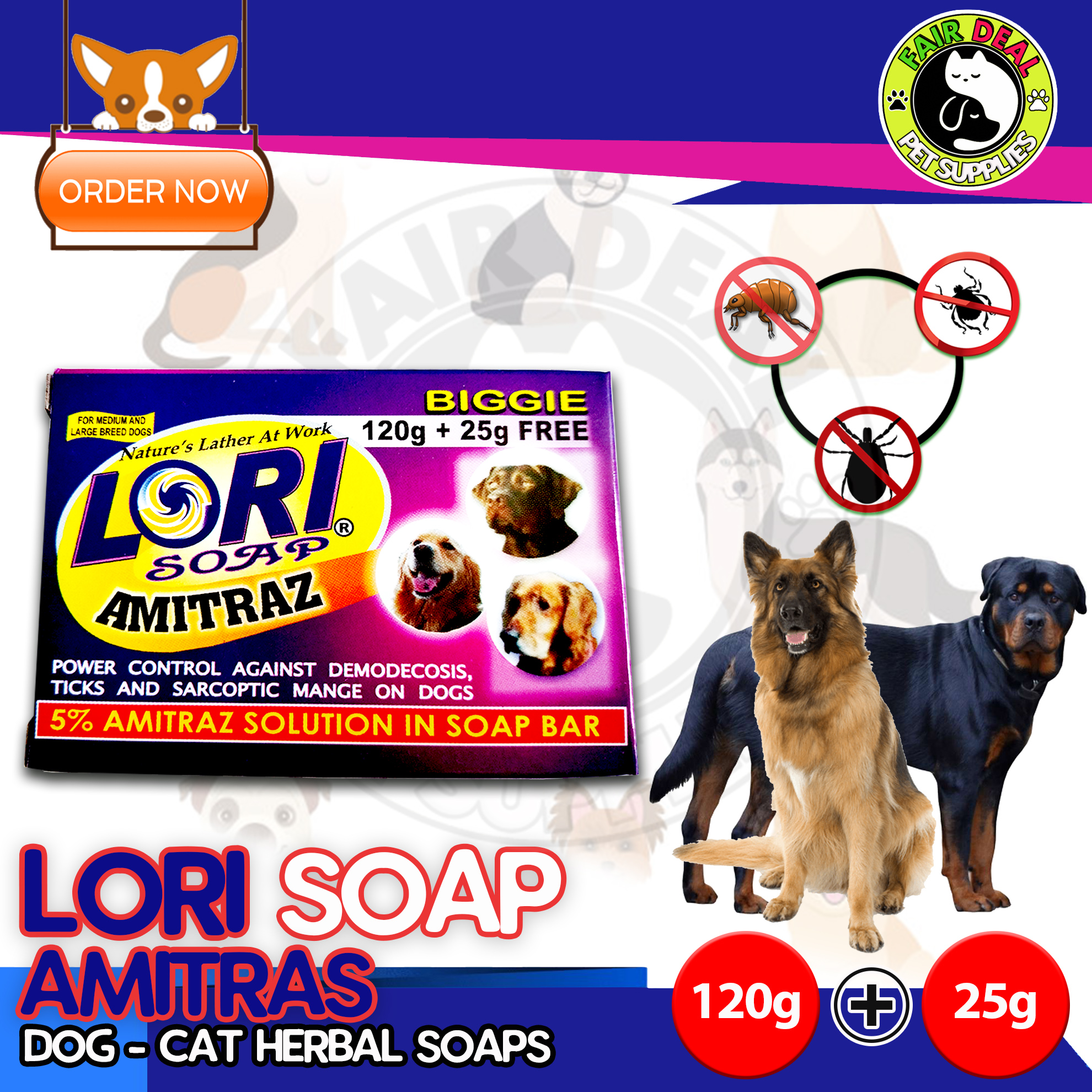 Lori soap amitraz best sale