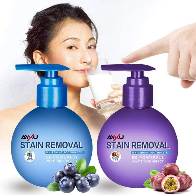 stain removal teeth whitening toothpaste