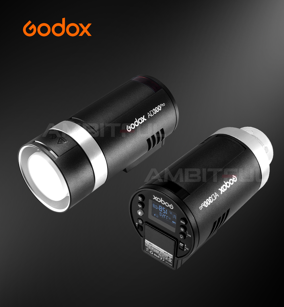Godox 300Ws TTL 2.4G 1/8000 HSS AD300Pro Outdoor Flash Light with Batt –  AMBITFUL