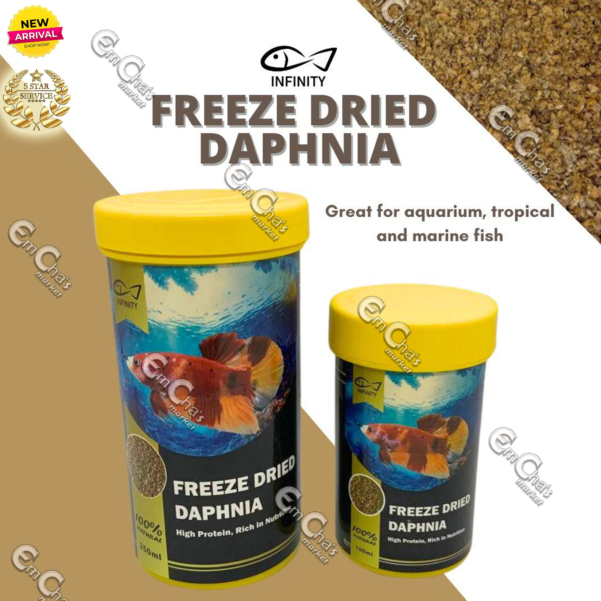 Freeze dried daphnia clearance betta