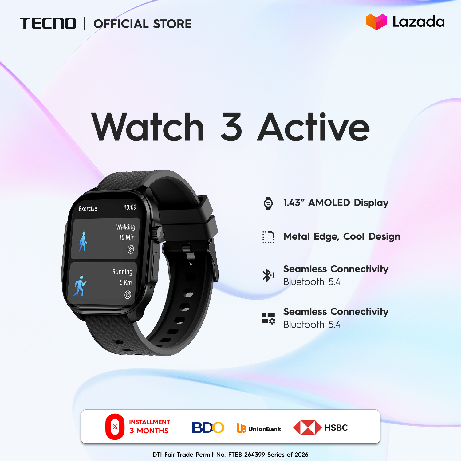 TECNO WATCH 3 ACTIVE