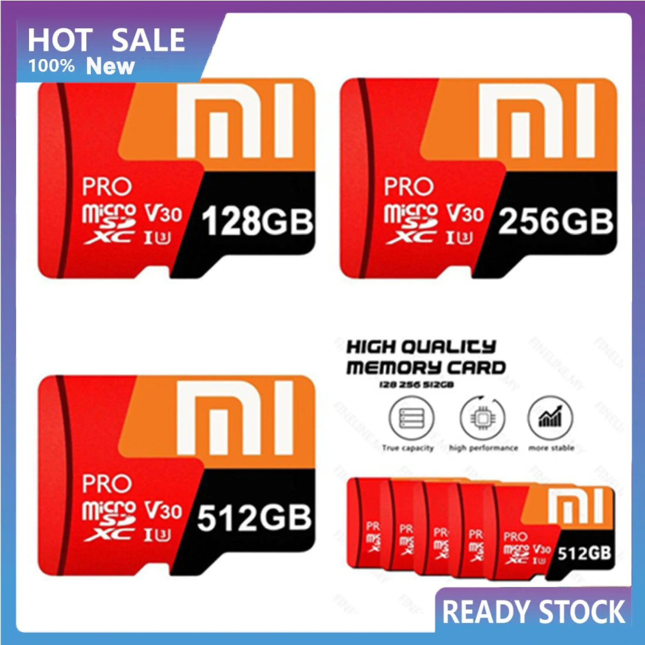 Hot Xiaomi High Speed Sd Card 3 Micro Ry 1 Sdxc Card 128gb 256gb 512gb Flash Card Lazada Ph