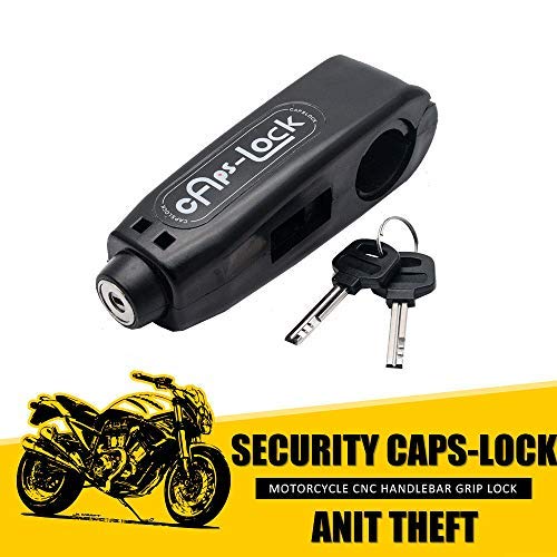 Motorcycle Locks Heavy Duty Anti Theft Orange Motorcycle Handlebar