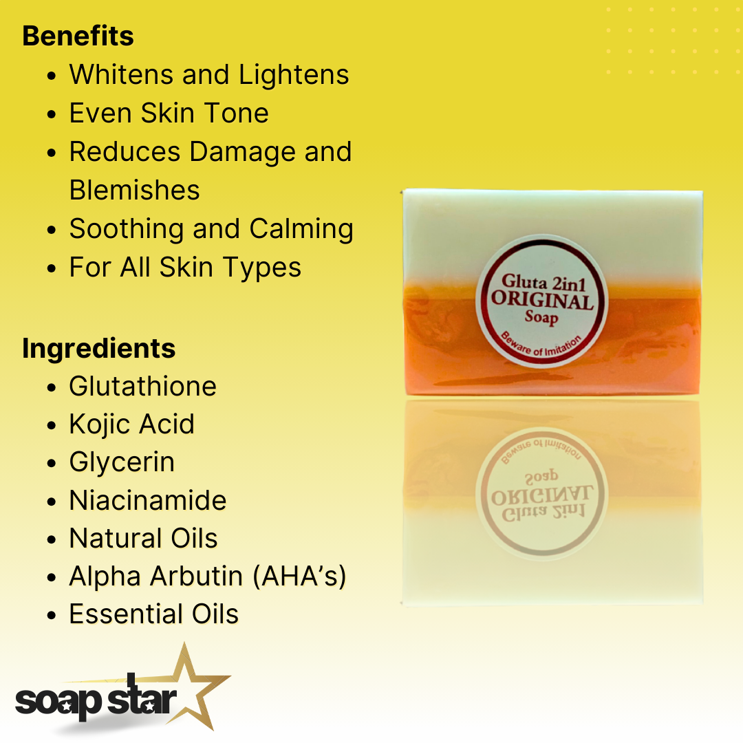 kojic acid and glutathione soap benefits GLUTATHIONE & KOJIC ACID SOAP main image 1