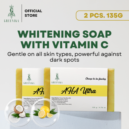 Greenika Coco White VCO and AHA Whitening Soap