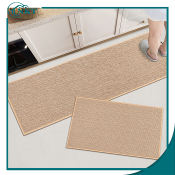 Anti-Slip Linen Kitchen Floor Mat by Cross-Border Rubber