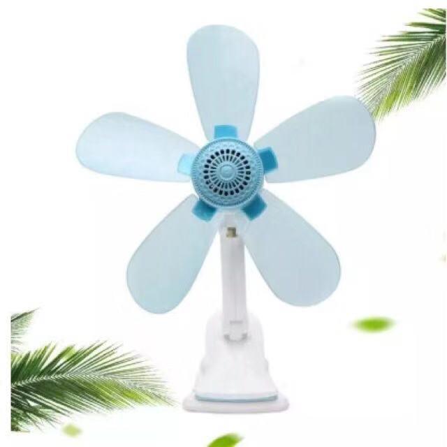 Mini Home Electric Fan W Clip Clove Fan Anti Heat Ceiling Fan
