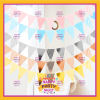 Happy Party Night Birthday Banner - Hanging Paper Deco