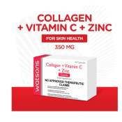 Watsons Collagen + vitamin c + zinc 350 mg 60 capsules)