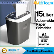 Officom 080C Paper Shredder - 8 Sheets, Cross Cut