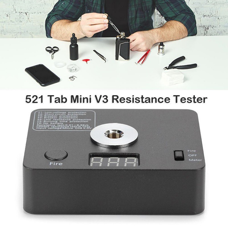 521 Mini Tab Ohm Reader - Digital Ohm Meter & Coil Wire Inspection Tool |  Lazada Philippines