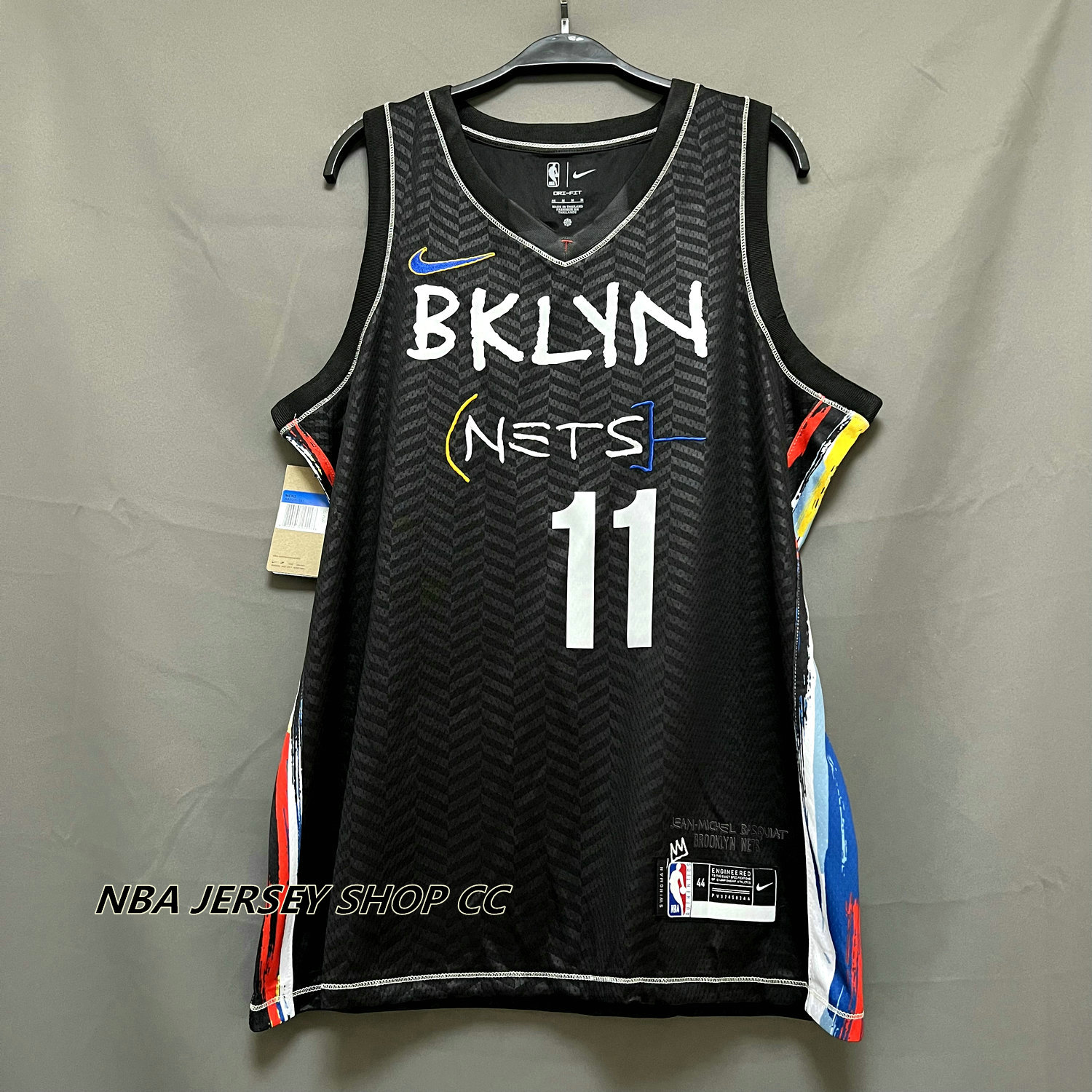 Nike, Shirts, Nike Nba Brooklyn Nets City Edition Swingman Basquiat Le  Shorts Size Large