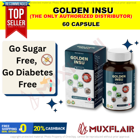 Golden Insu Essentials: Daily Diabetes Support - 60 Capsules