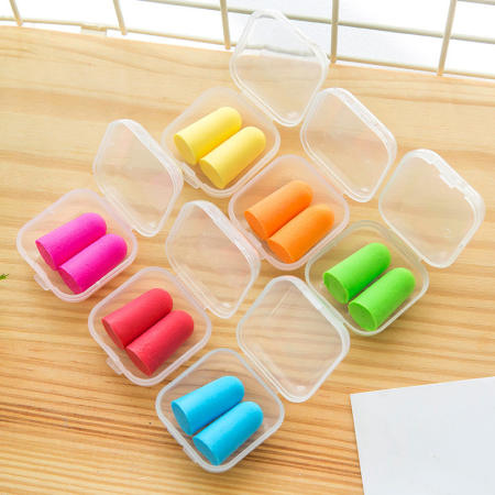 Cadia Soft Sponge Earplugs with Storage Box