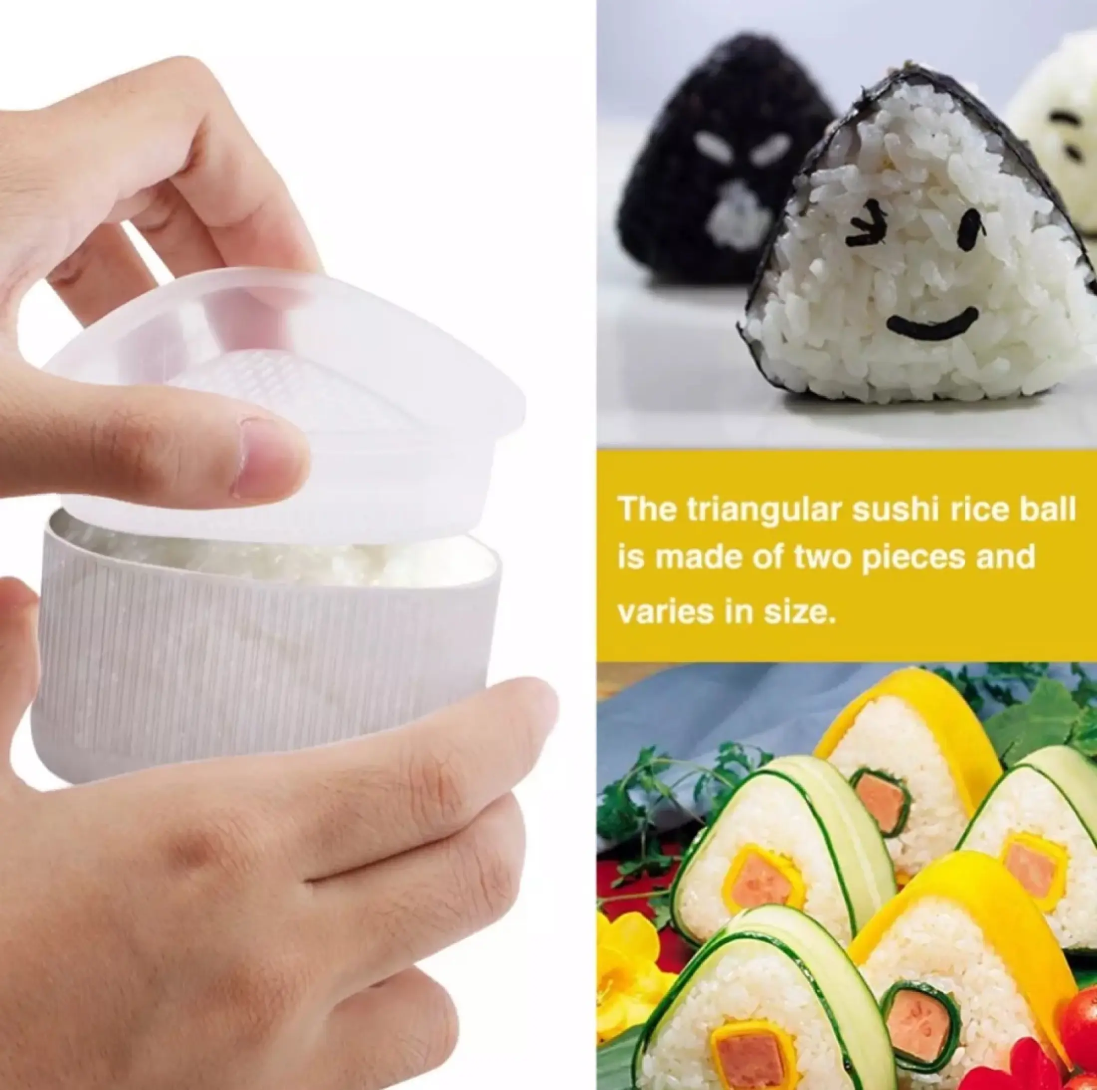 Sushi Rice Ball Mold,a Variety of Styles Easy to Use Make Your Rice Group Shape