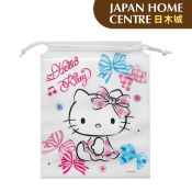 Hello Kitty Drawstring Storage Bag 6pcs with Gusset - Small