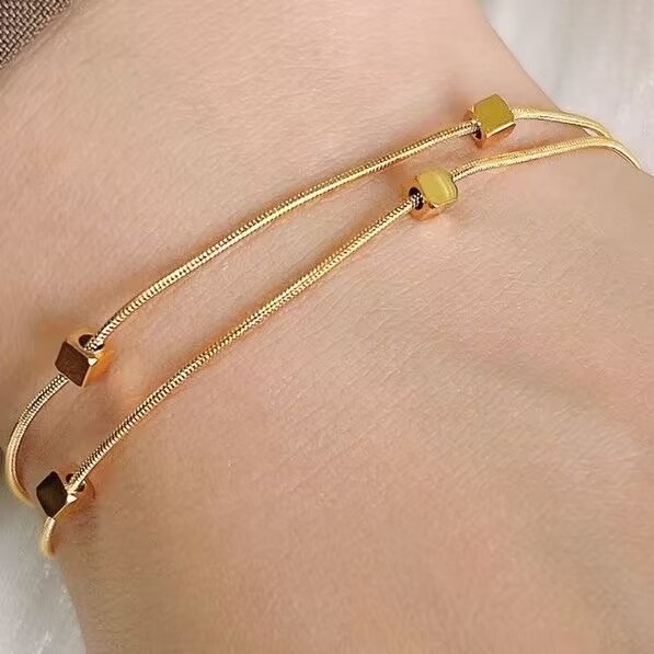 Couple Photo Projection Bracelets Gold Round Charms – IfShe UK-iangel.vn