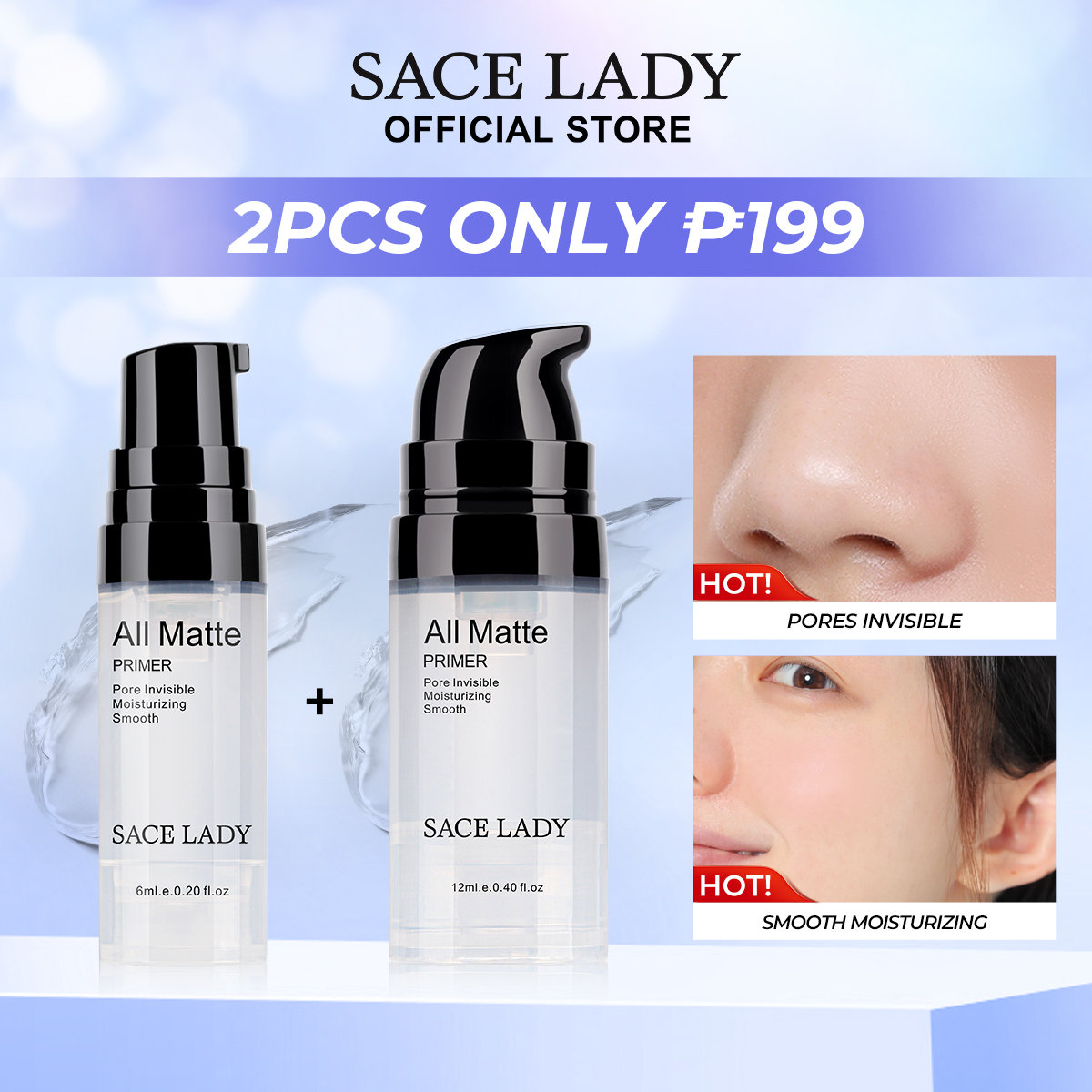 Discount on SACE LADY  shoes - SKU: SACE LADY Face Primer Moisturizing Invisible Pores Smooth Texture Matte Finish Face Bace Make Up Cos