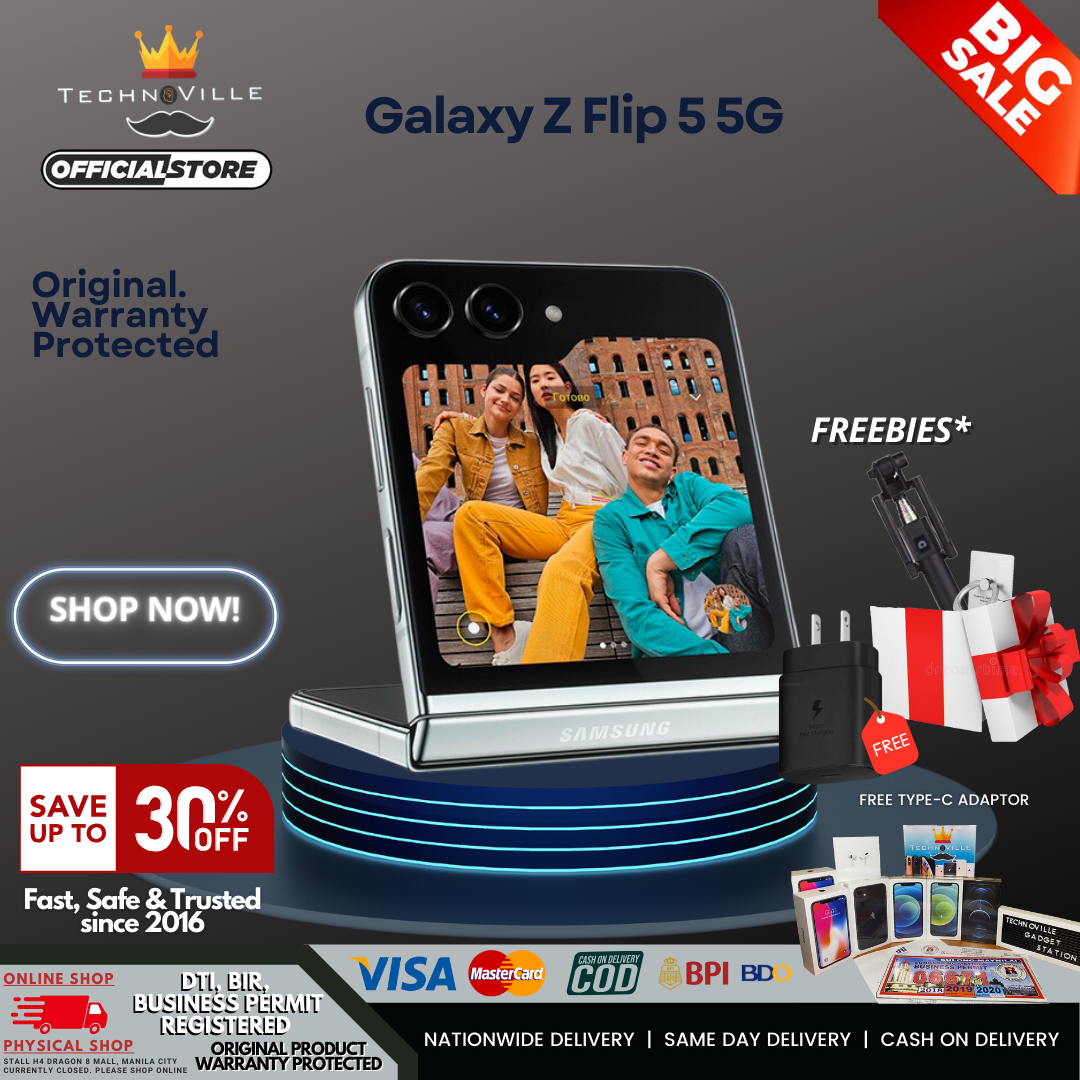 Samsung Galaxy Z Flip 5 with FREEBIES!