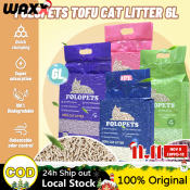 FOLOPETS Tofu Cat Litter - Fast Clumping, Biodegradable and Fresh