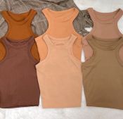 Welove Korean Trendy Halter Top slim fit free size for women Knitted Racerback Tank Top