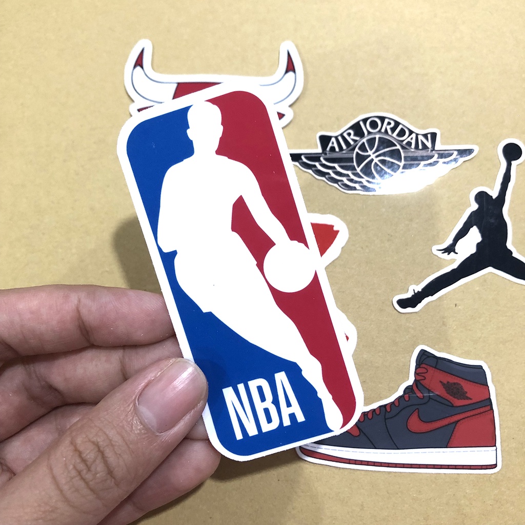 Brand New Waterproof Chicago Bulls Jordan 1 Banned Custom Sticker