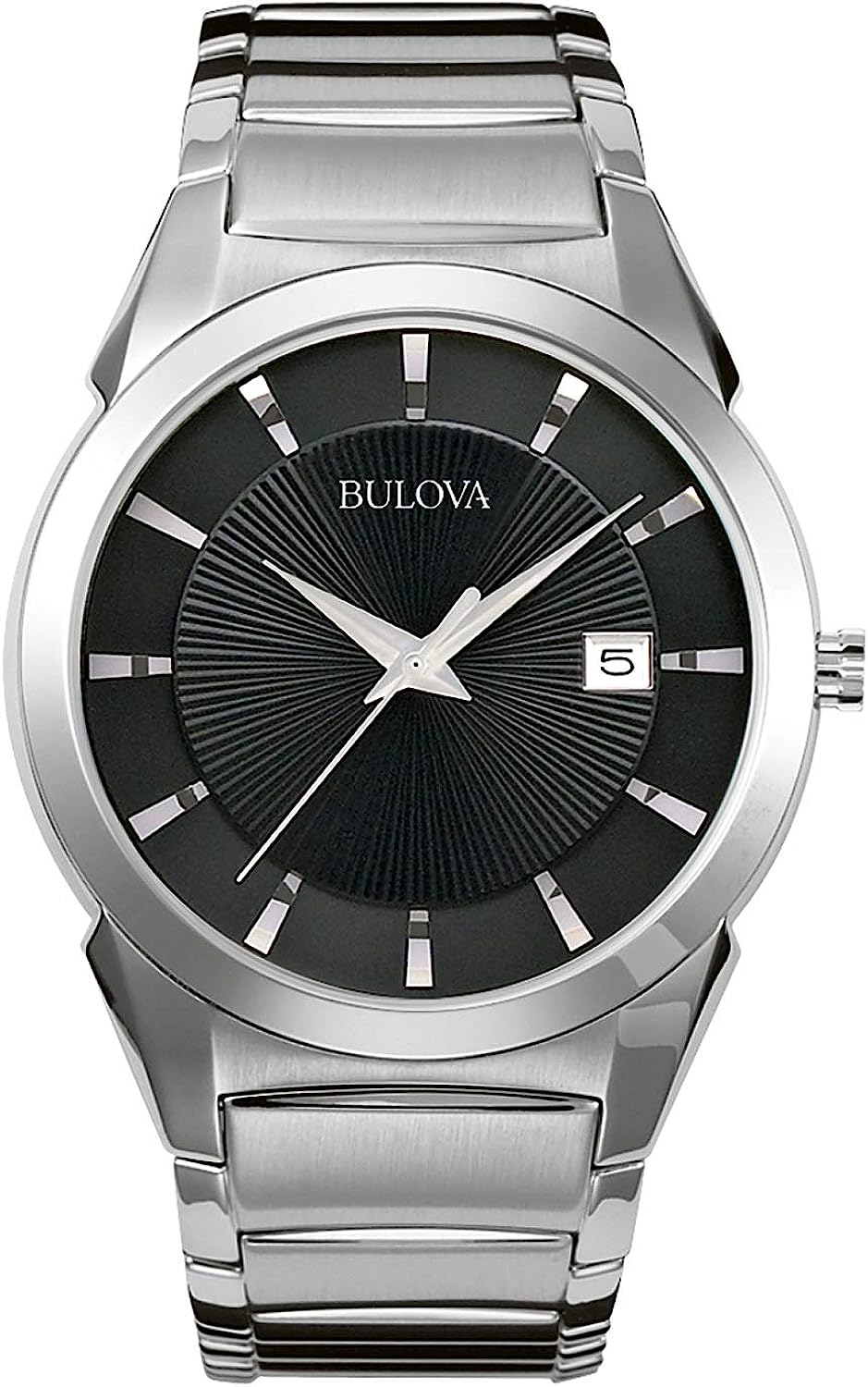 bulova watch all black