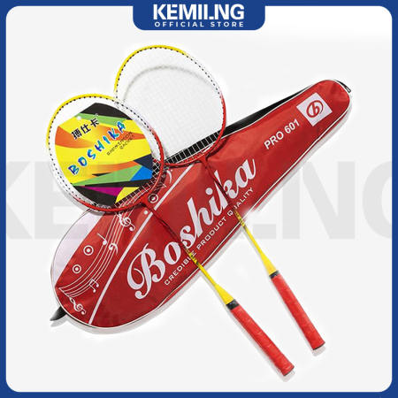 KEMILNG 2-Piece Badminton Racket Set with Free Shuttlecocks