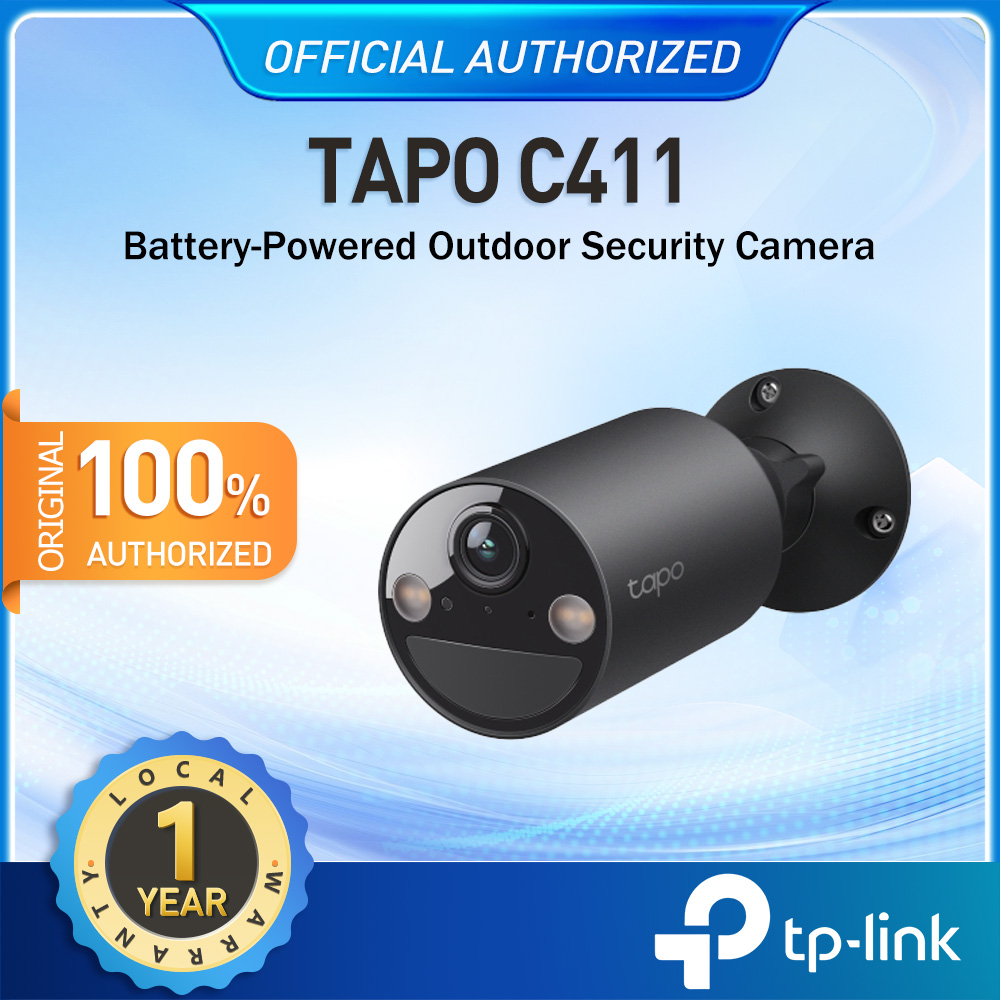 TP-Link Tapo C411KIT/ Tapo C410 KIT Solar-Powered Security Camera Kit C410/C411 Battery Cameras Continuous Power Support Presyo 499 Piso*Libreng Shipping