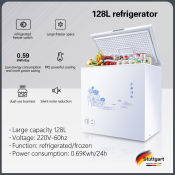 Energy-saving Dual Temperature Freezer, 4.6cu.ft. Capacity, Household & Commercial