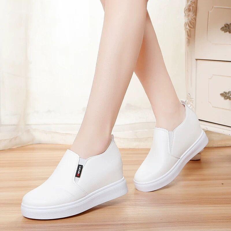 2019 New Fashion Hidden Wedge Leather Shoes 5169