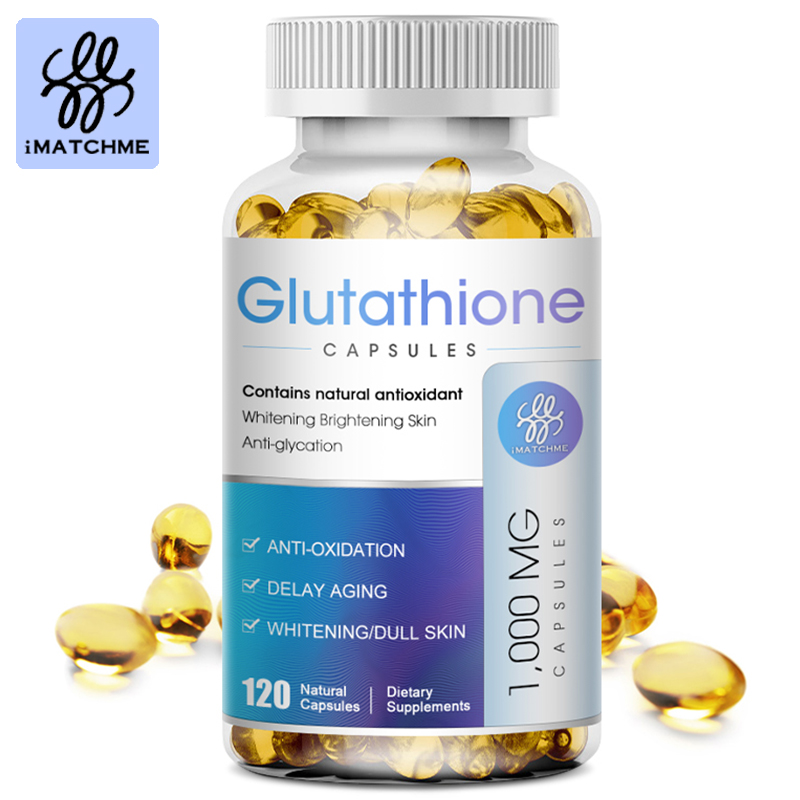 iMATCHME L-Glutathione Viên Làm Trắng Da Mạnh Mẽ Giảm Xỉn Màu Loại Bỏ Nám & Tàn Nhang Collagen Bổ Su