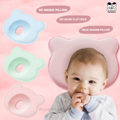 DAPANDA Infant Memory Foam Pillow: Prevents Flat Head, Ergonomic Support
