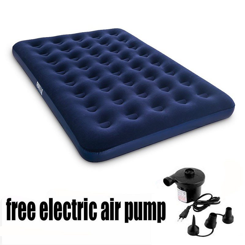 double airbed with pump