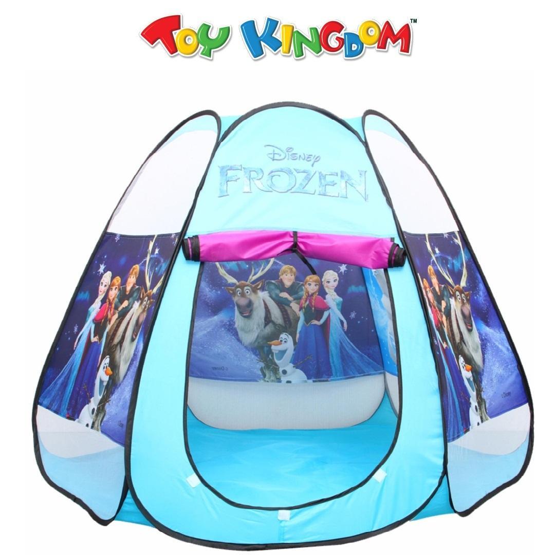 frozen pop up tent
