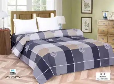 2021 New Design Cotton Blankets Kumot Double size (3)