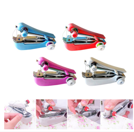 Mini Portable Cordless Hand-held Clothes Sewing Machine Home