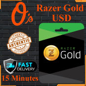 Razer Gold US - 5, 10, 50, 100 Usd - O's Game Tech Store