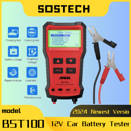 ANCEL BST100 Car Battery Tester - 2023 VERSION