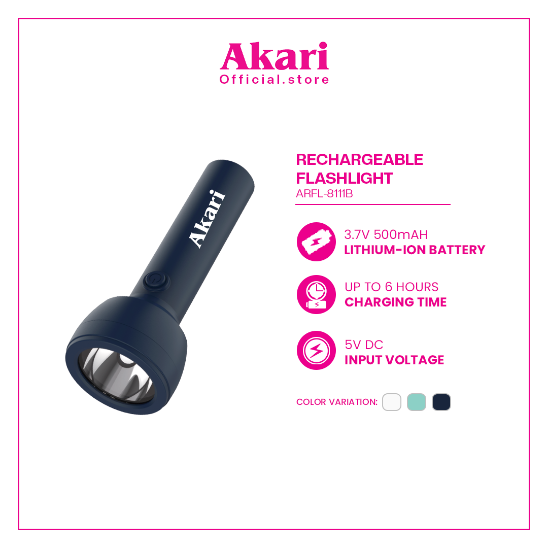 akari rechargeable flashlight charging time (ARFL-8623)  Akari Store Akari Rechargeable LED Flashlight+Side Lantern