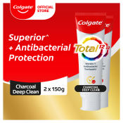 Colgate Total Charcoal Deep Clean Toothpaste Twin Pack