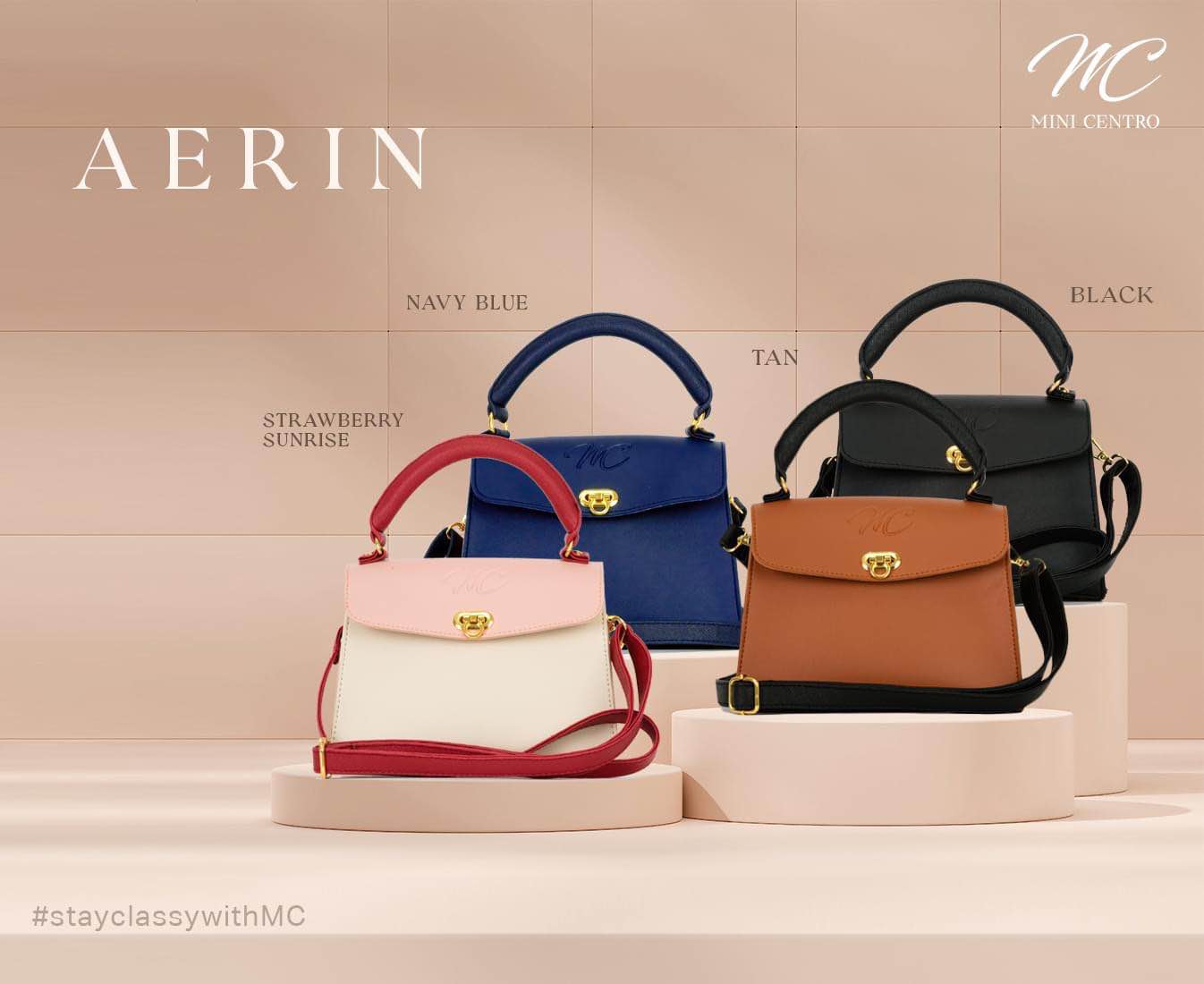 BUY1GET1 769 Mini Centro Bags AERIN with Freebie MINI