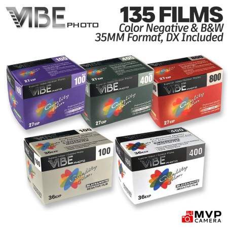 VIBE 135 35mm MVP Colored & B&W Negative Film