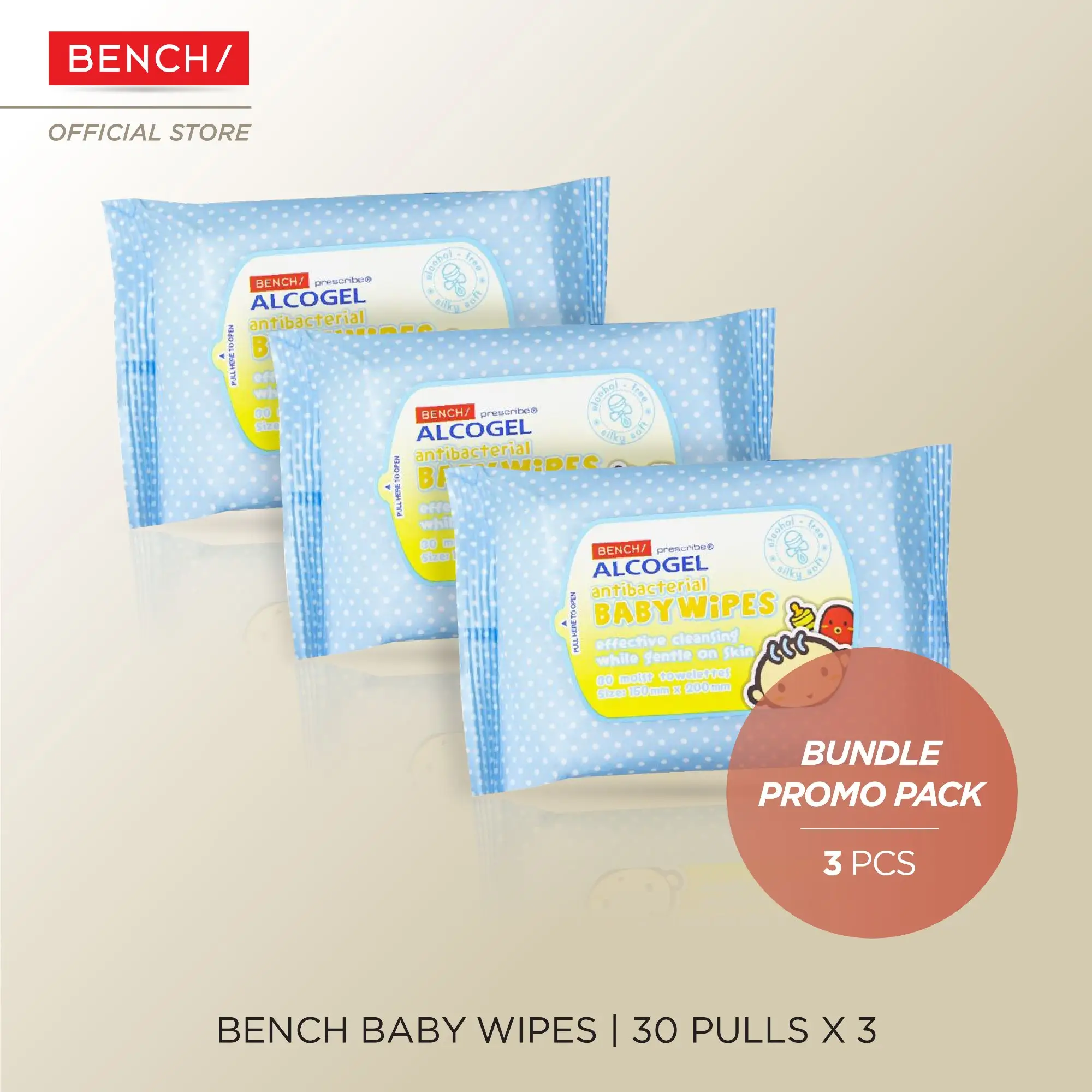 antibacterial baby wipes