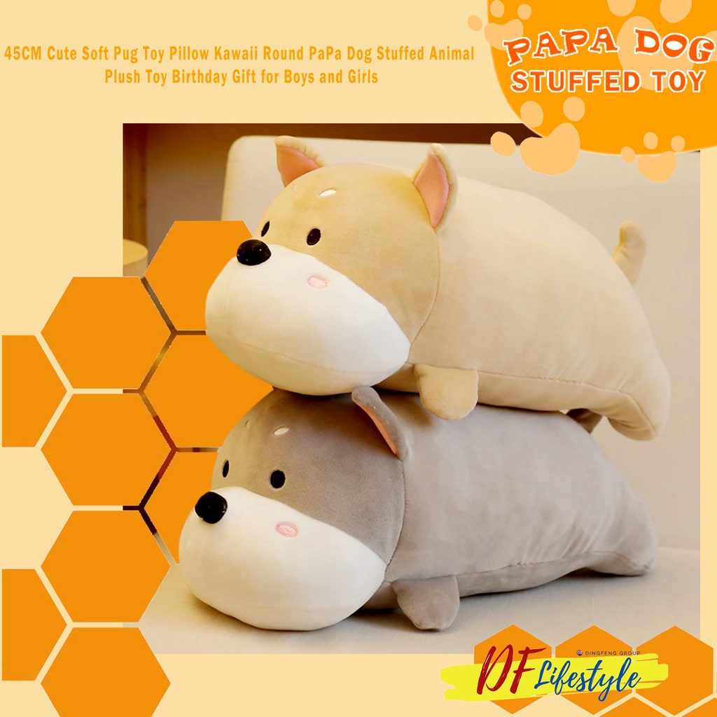Animal Shiba Inu Plush Toy Stuffed Papa Cute Akita Dog Dolls Soft Pillow Cushion 