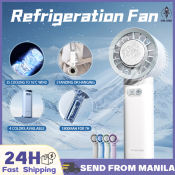 Rechargeable Mini Fan with 3-Speed Cooling and Turbo Function