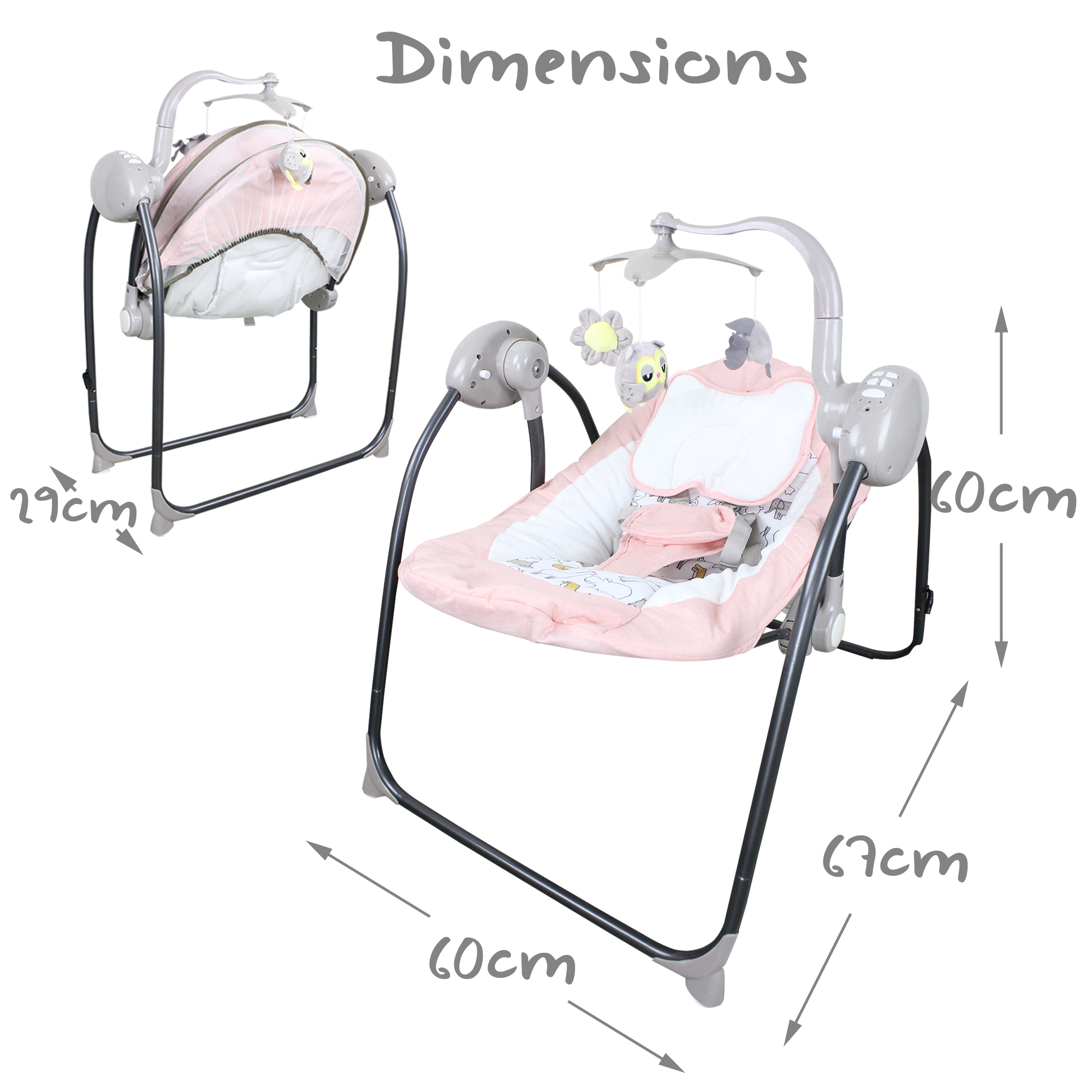 Unicorn Kidi Elite PD-A03 Foldable Baby Rocking Chair Swing