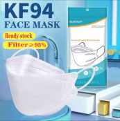 KF94 10pcs Nanofiber Breathable Face Mask - Black & White