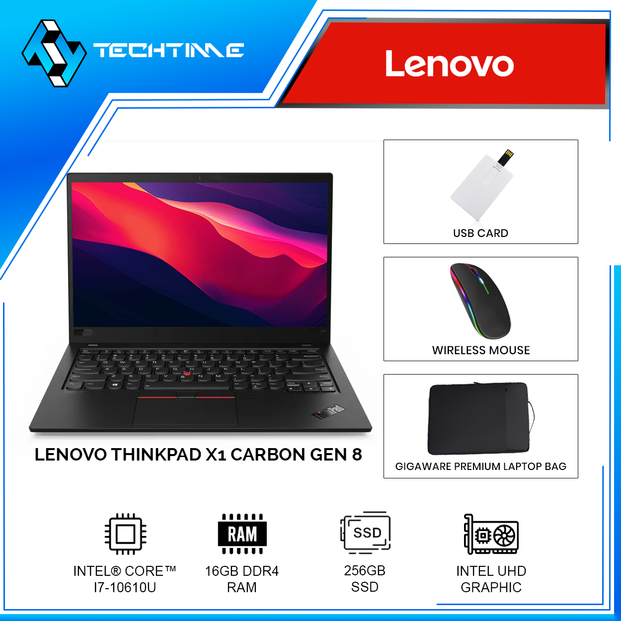 ThinkPad X1 Carbon Gen7 i7-8565U 16GB Shop Lenovo Thinkpad X1